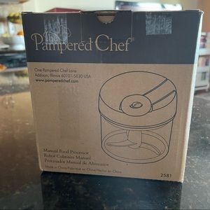Pampered chef manual food processor